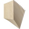 Ekena Millwork 15 3/4W x 15 3/4H x 3/8T Wood Hobby Boards, Birch, 10PK HBW16X16X375CBI